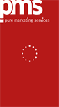 Mobile Screenshot of pms-werbeagentur.de